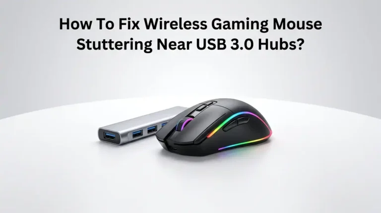 How To Fix Wireless Gaming Mouse Stuttering Near USB 3.0 Hubs?