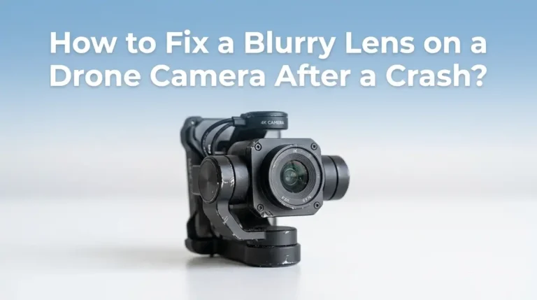 How to Fix a Blurry Lens on a Drone Camera After a Crash?
