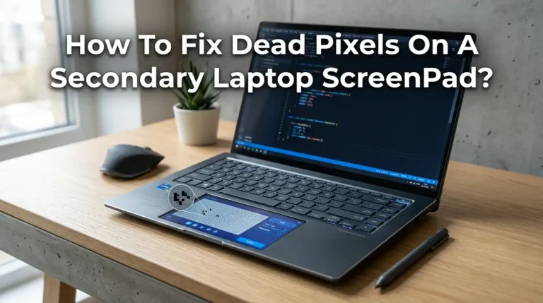 How To Fix Dead Pixels On A Secondary Laptop ScreenPad?