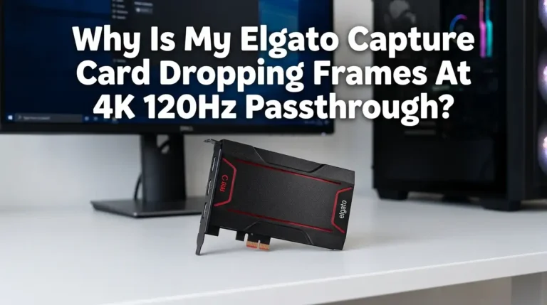 Why Is My Elgato Capture Card Dropping Frames At 4K 120Hz Passthrough?