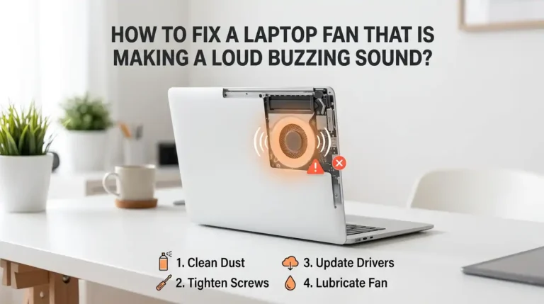 How to Fix a Laptop Fan That Is Making a Loud Buzzing Sound?