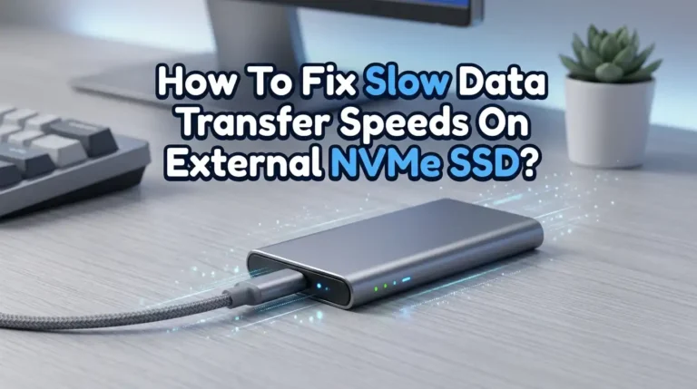 How To Fix Slow Data Transfer Speeds On External NVMe SSD?