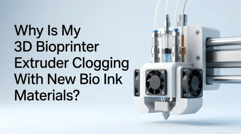 Why Is My 3D Bioprinter Extruder Clogging With New Bio Ink Materials?