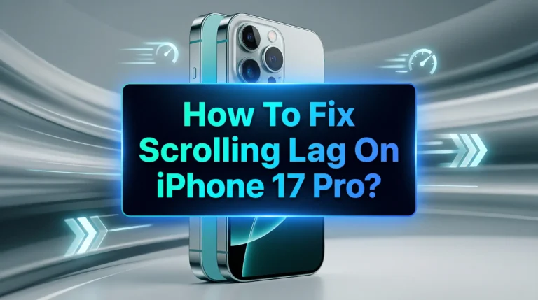 How To Fix Scrolling Lag On iPhone 17 Pro?