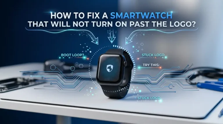 How To Fix A Smartwatch That Will Not Turn On Past The Logo?