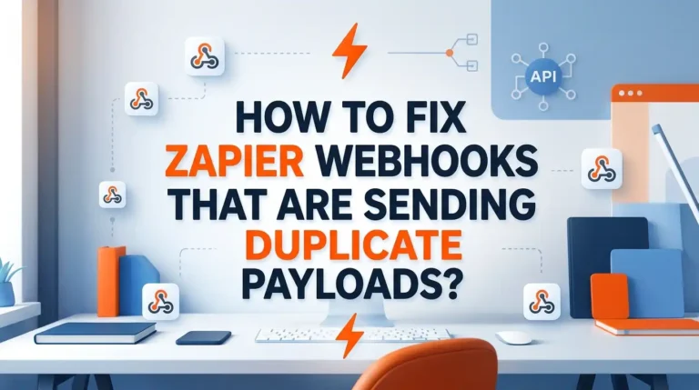 How To Fix Zapier Webhooks That Are Sending Duplicate Payloads?