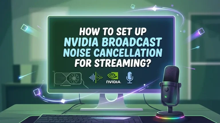 How To Set Up Nvidia Broadcast Noise Cancellation For Streaming?