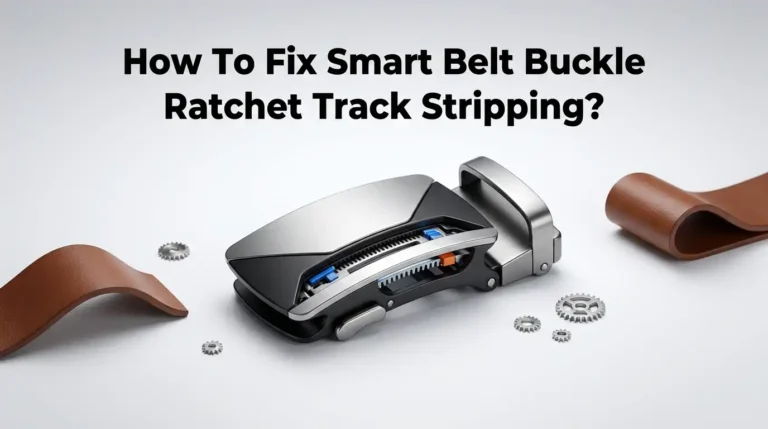 How To Fix Smart Belt Buckle Ratchet Track Stripping?