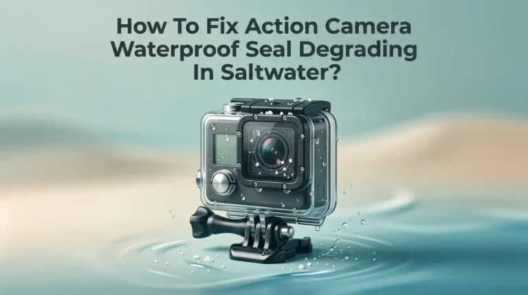How To Fix Action Camera Waterproof Seal Degrading In Saltwater?