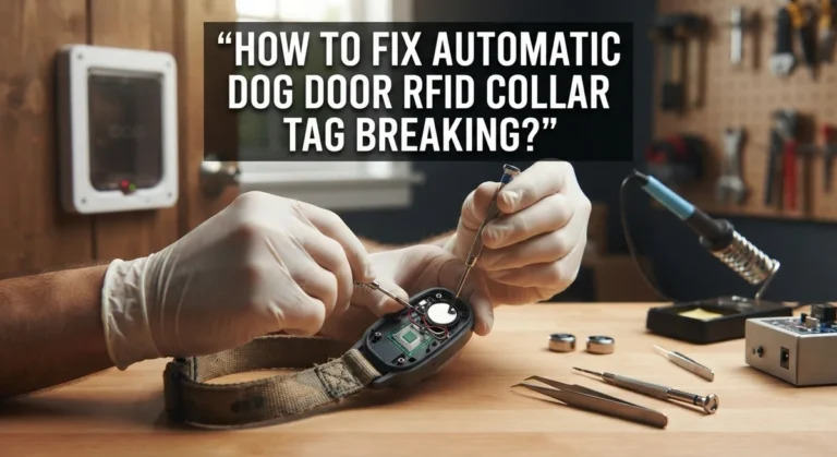 How To Fix Automatic Dog Door RFID Collar Tag Breaking?