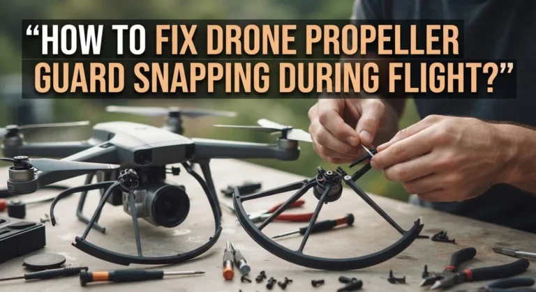 How To Fix Drone Propeller Guard Snapping During Flight?