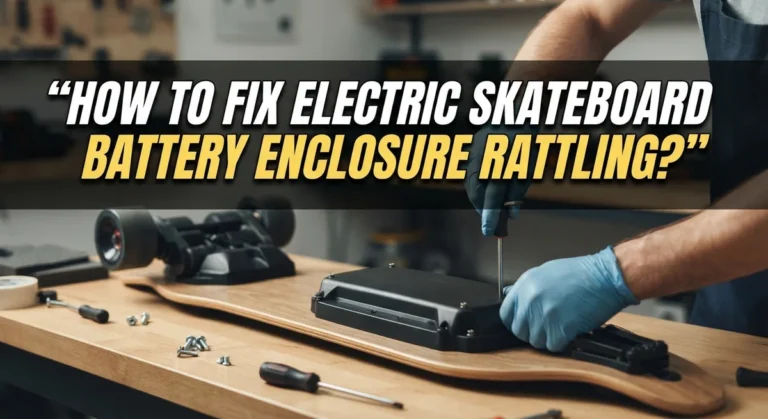 How To Fix Electric Skateboard Battery Enclosure Rattling?