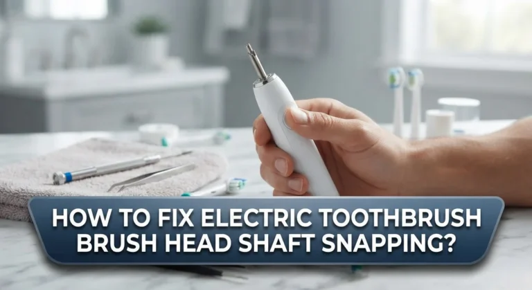 How To Fix Electric Toothbrush Brush Head Shaft Snapping?