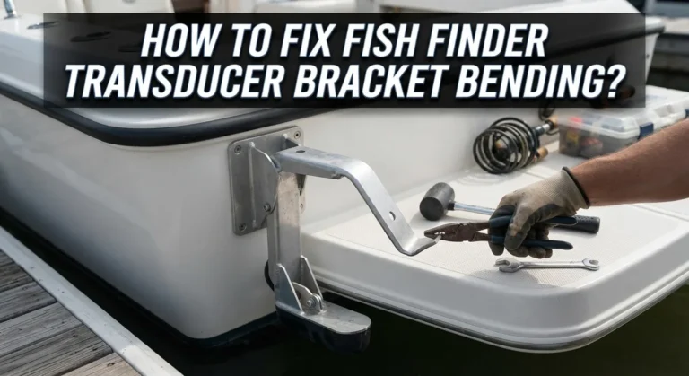 How To Fix Fish Finder Transducer Bracket Bending?
