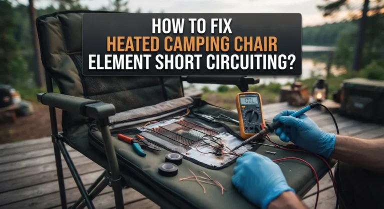 How To Fix Heated Camping Chair Element Short Circuiting?