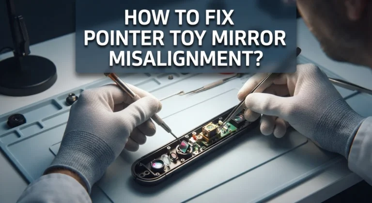 How To Fix Laser Pointer Toy Mirror Misalignment?