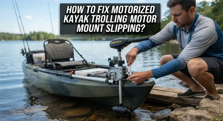 How To Fix Motorized Kayak Trolling Motor Mount Slipping?