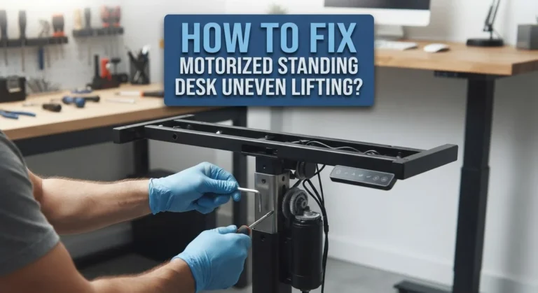 How To Fix Motorized Standing Desk Leg Uneven Lifting?