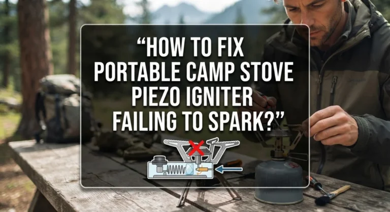 How To Fix Portable Camp Stove Piezo Igniter Failing To Spark?