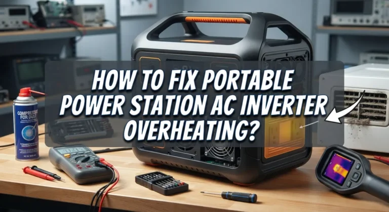 How To Fix Portable Power Station AC Inverter Overheating?