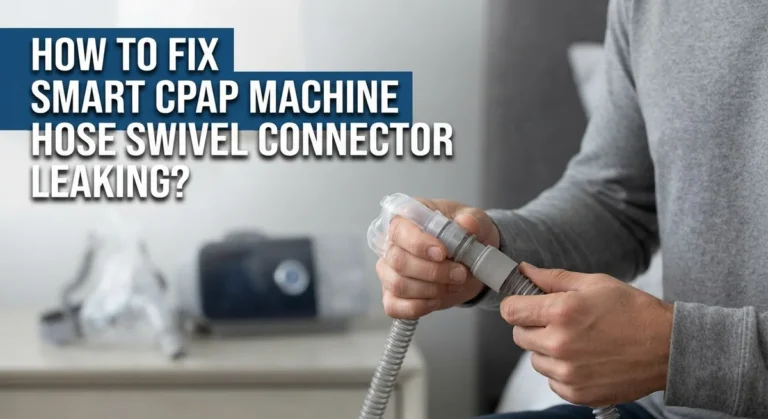 How To Fix A CPAP Machine Hose Swivel Connector Leaking?