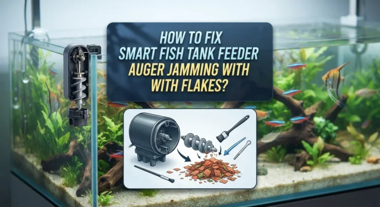 How To Fix Smart Fish Tank Feeder Auger Jamming With Flakes?