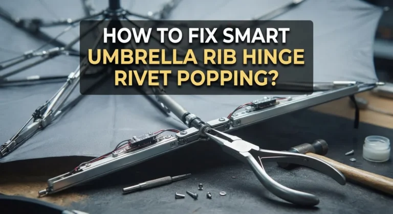 How To Fix Smart Umbrella Rib Hinge Rivet Popping?