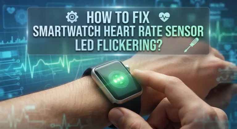How To Fix Smart Watch Heart Rate Sensor LED Flickering?