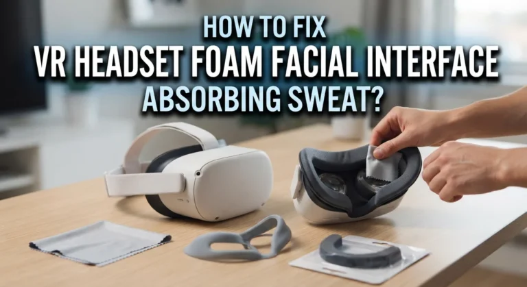 How To Fix VR Headset Foam Facial Interface Absorbing Sweat?