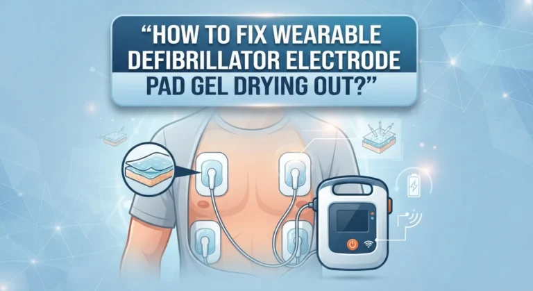 How To Fix Wearable Defibrillator Electrode Pad Gel Drying Out?
