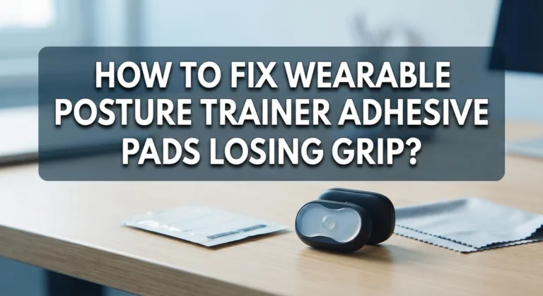 How To Fix Wearable Posture Trainer Adhesive Pads Losing Grip?
