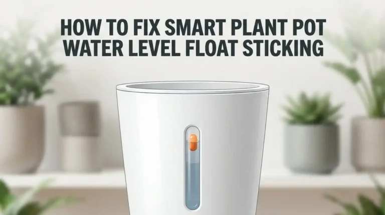 How To Fix Smart Plant Pot Water Level Float Sticking