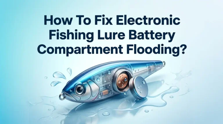 How To Fix Electronic Fishing Lure Battery Compartment Flooding?