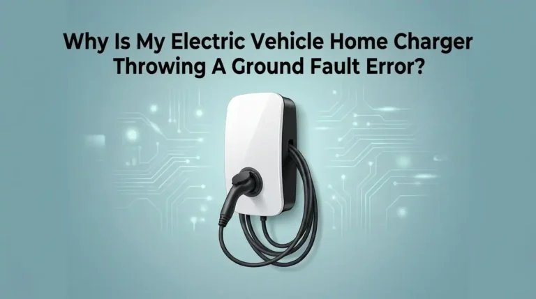 Why Is My Electric Vehicle Home Charger Throwing A Ground Fault Error?